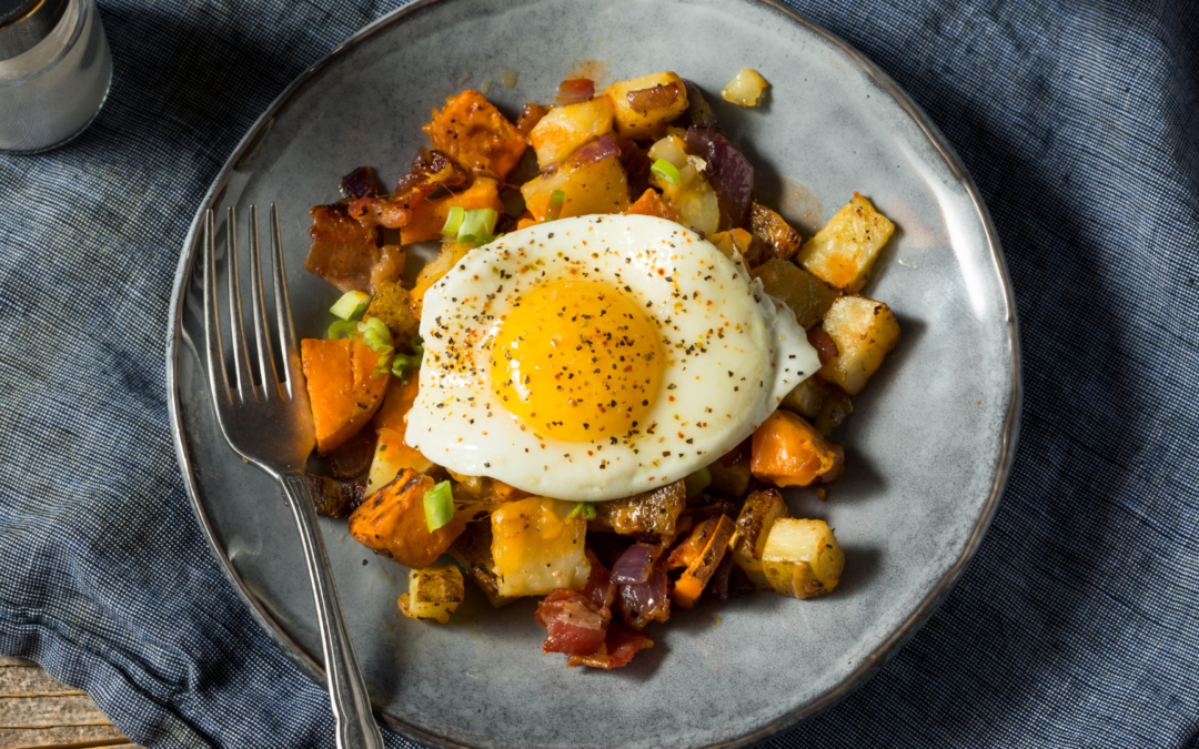 Maple Chicken Sausage & Sweet Potato Hash